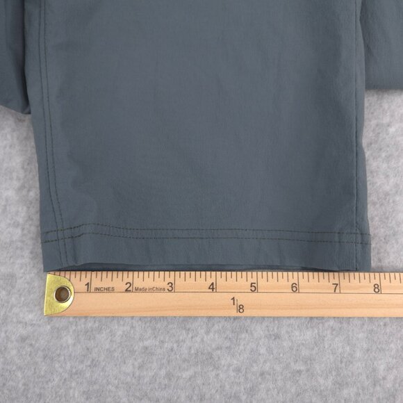 Mountain Hardwear Pants Mens XL Green Active Hiking Stretch Elastic Waist Nylon - Picture 10 of 11